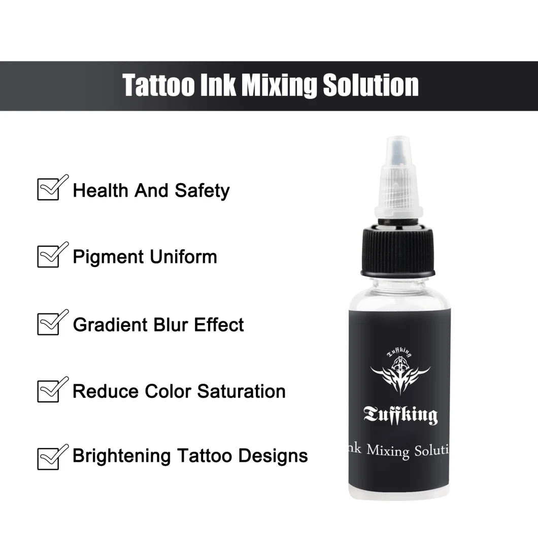 Tuffking 30ml/ 1oz Tattoo Ink Mixing Solution Tattoo Enhancer Solution Use for Mix and Enhanced