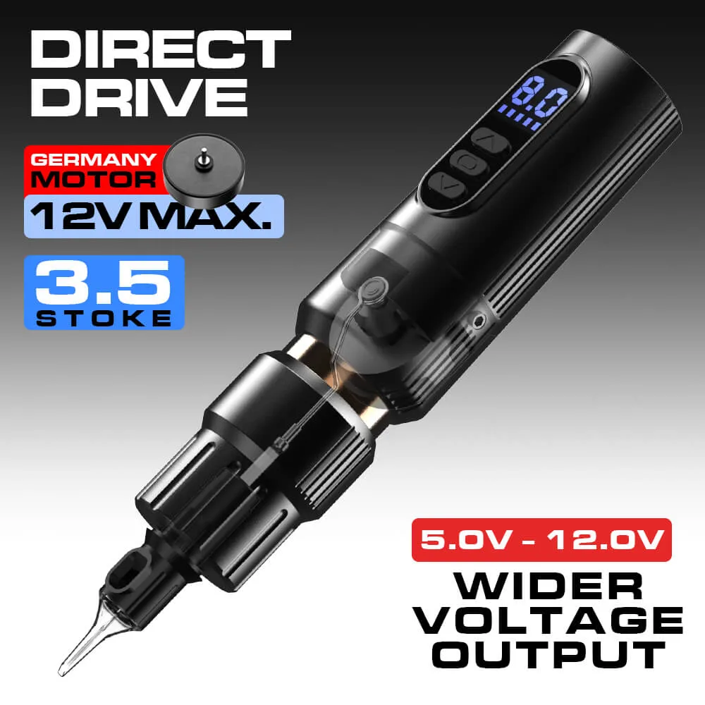 Hot Sale Black Rotary Permanent Tattoo Pen Machine