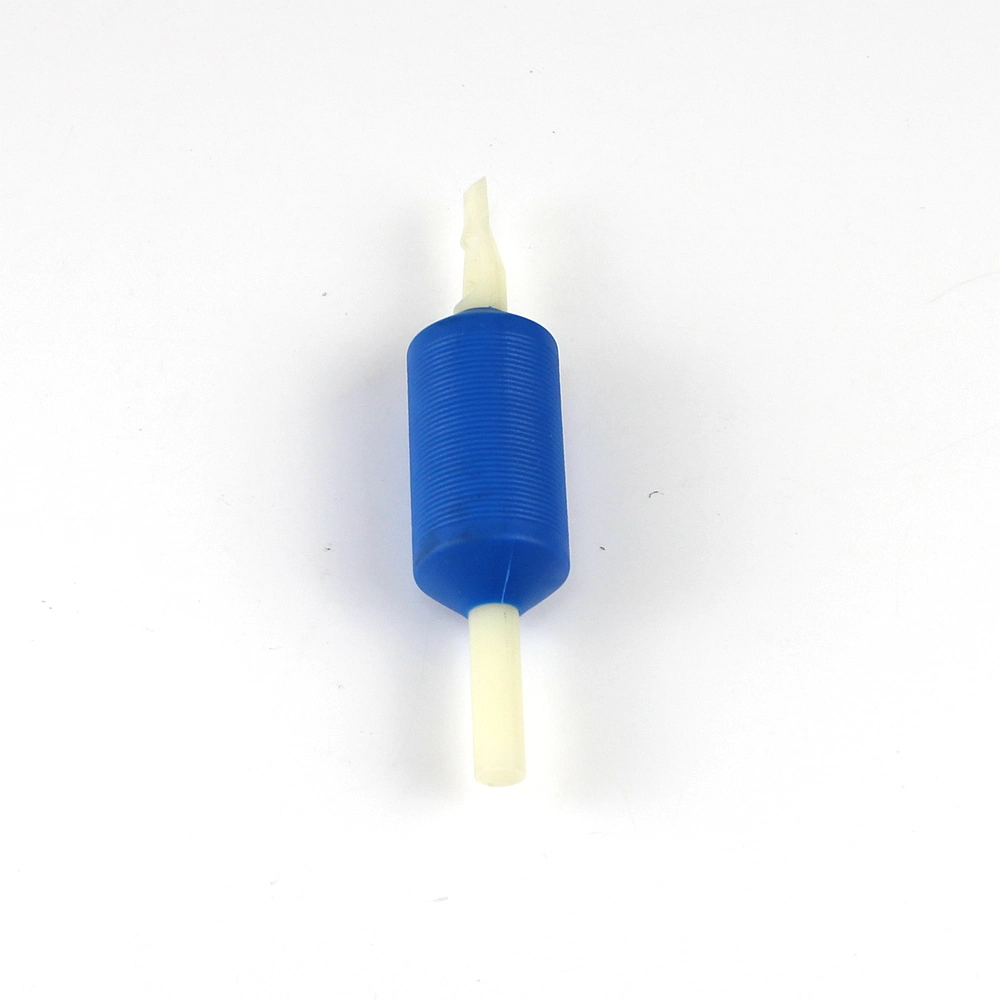 1" 25mm Disposable Blue ABS Tattoo Grips with White Tip