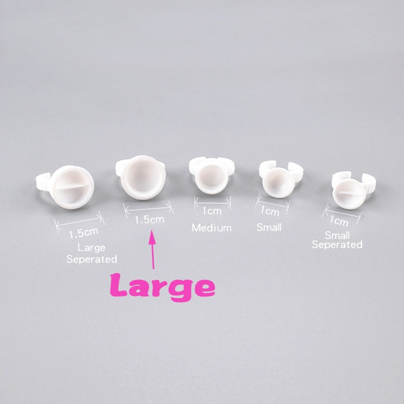 Ring Finger Tattoo Ink Cup for Tattoo Pigment Holder Disposable Ink Rings