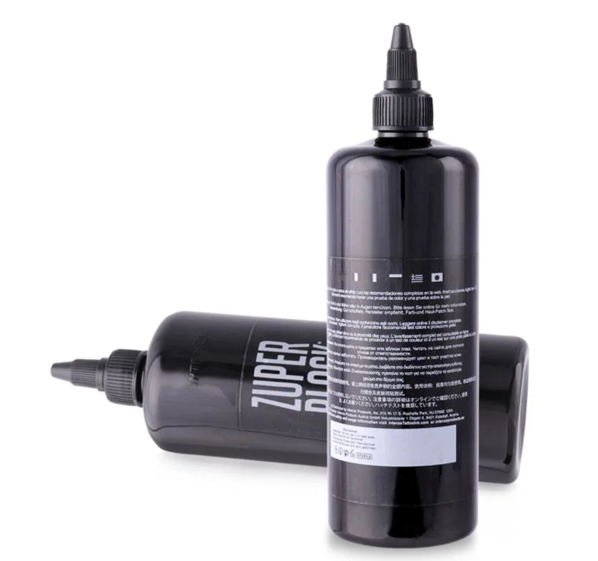 Factory Import Original 360ml 12oz Zuper Black Tattoo Ink