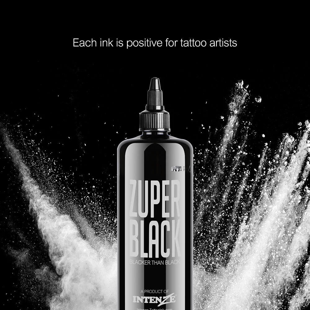 Wholesale Factory 12oz Zuper Black Tattoo Pigment Ink