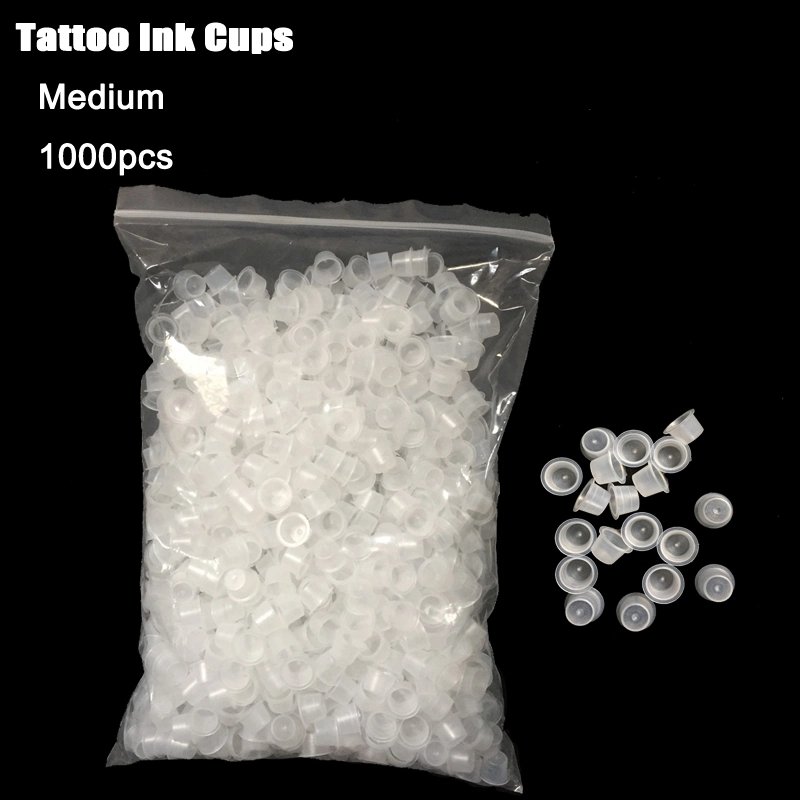 Tuffking Plastic Disposable Permanent Makeup Ink Cup Tattoo Ink Cup